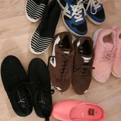 6 Paar Schuhe, Gr. 36, alle zusammen Ich brauche Platz!!